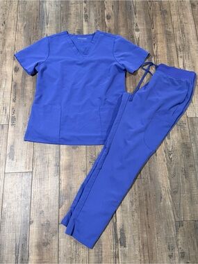 Mandala Scrubs Set Size Medium Top And Bottom Very Peri